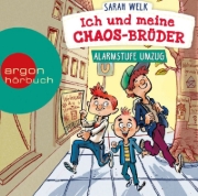 Buchcover und Innenansicht für das Buch: Die Chaosbrüder - Wohnst du schon oder suchst du noch?