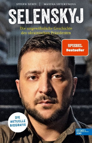 Buchcover und Innenansicht für das Buch: Zelensky. De president en zijn land