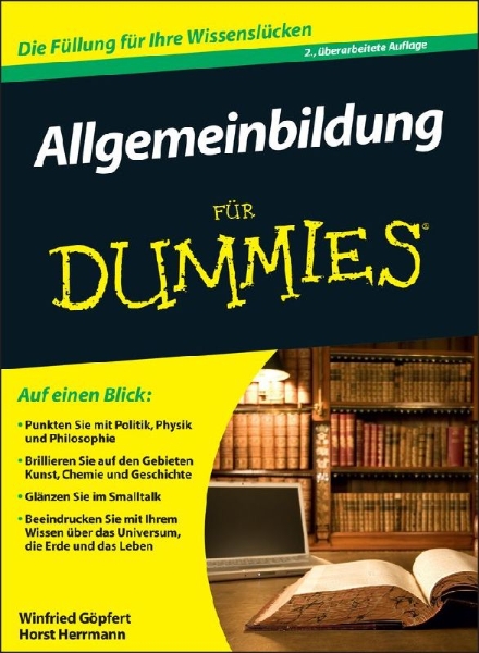 Buchcover und Innenansicht für das Buch: Allgemeinbildung für Dummies
