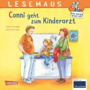 Buchcover und Innenansicht für das Buch: LESEMAUS 132: Conni geht zum Kinderarzt