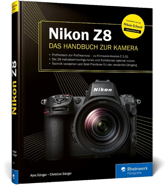 Buchcover und Innenansicht für das Buch: Nikon Z8