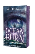 Buchcover und Innenansicht für das Buch: Oceanburn | Im Griff der Jäger