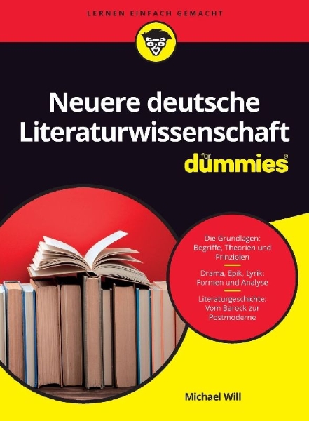 Buchcover und Innenansicht für das Buch: Neuere Deutsche Literaturwissenschaft für Dummies