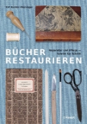 Buchcover und Innenansicht für das Buch: Bücher restaurieren