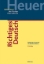 Buchcover und Innenansicht für das Buch: Richtiges Deutsch