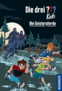 Buchcover und Innenansicht für das Buch: Die drei ??? Kids, 98, Die Geisterpferde