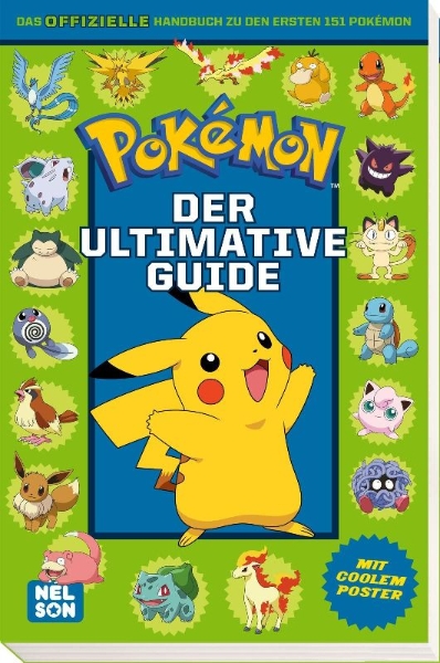 Buchcover und Innenansicht für das Buch: Pokémon: Der ultimative Guide