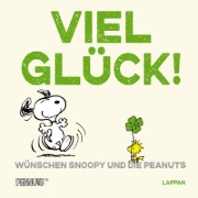 Buchcover und Innenansicht für das Buch: Peanuts Geschenkbuch: Viel Glück wünschen Snoopy und die Peanuts!