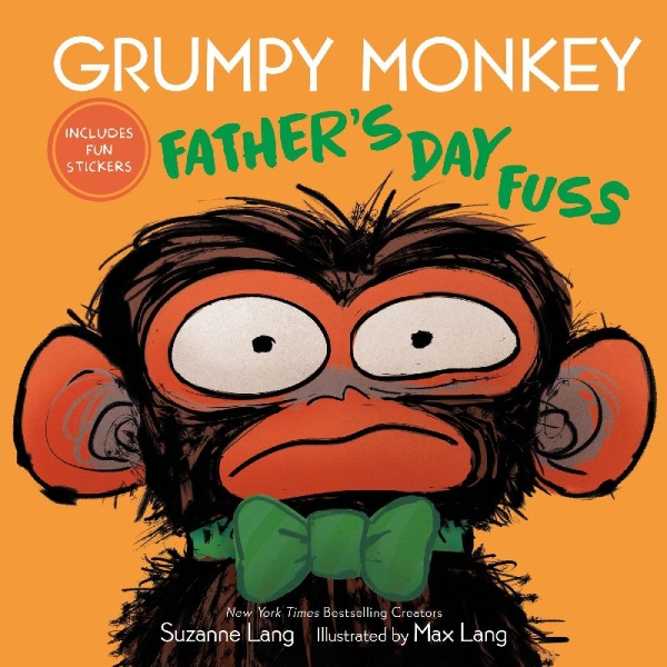 Buchcover und Innenansicht für das Buch: Grumpy Monkey Father's Day Fuss