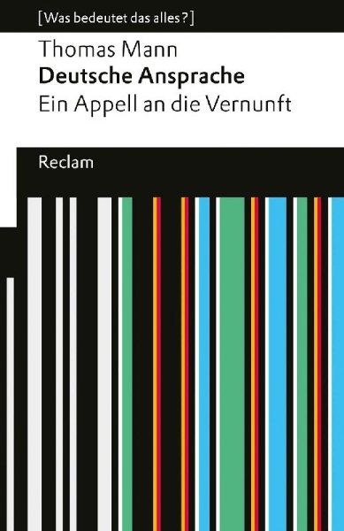 Buchcover und Innenansicht für das Buch: Deutsche Ansprache. Ein Appell an die Vernunft