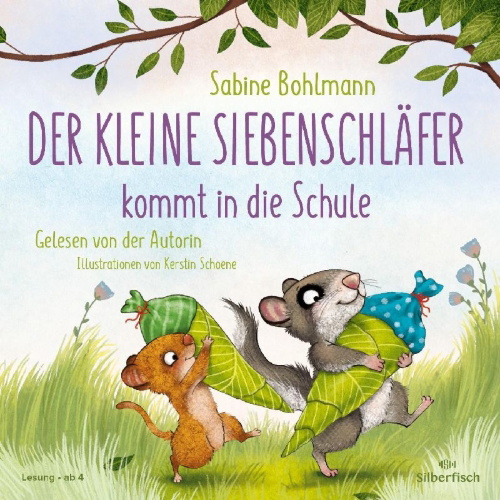 Buchcover und Innenansicht für das Buch: Der kleine Siebenschläfer: Der kleine Siebenschläfer kommt in die Schule