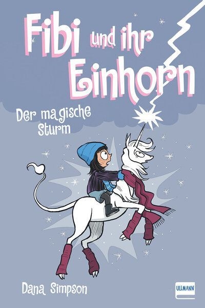 Buchcover und Innenansicht für das Buch: Fibi und ihr Einhorn 6 - Das magische Unwetter