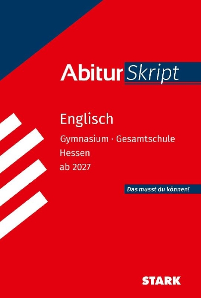 Buchcover und Innenansicht für das Buch: STARK Englisch - AbiturSkript Hessen ab 2027