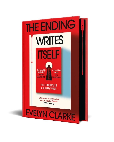 Buchcover und Innenansicht für das Buch: The Ending Writes Itself. Export Exclusive Edition