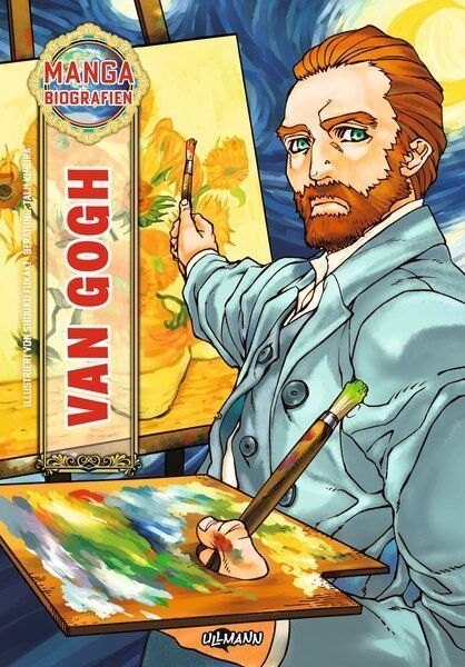 Buchcover und Innenansicht für das Buch: Manga-Biografien - Vincent van Gogh