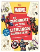 Buchcover und Innenansicht für das Buch: Marvel. So zeichnest du deine Lieblingscharaktere