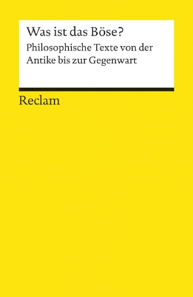 Buchcover und Innenansicht für das Buch: Was ist das Böse?
