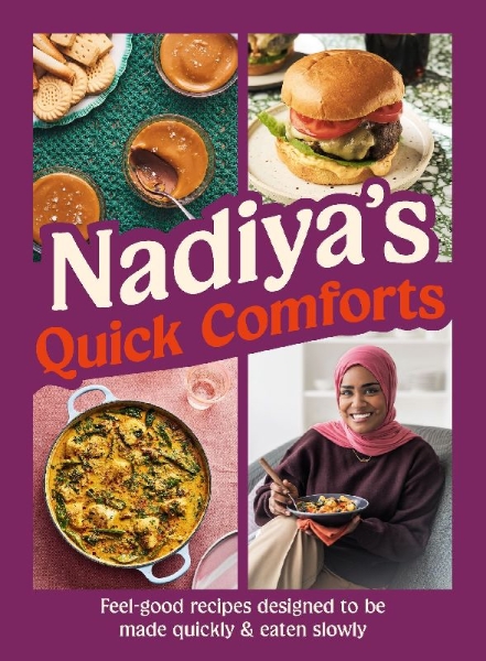 Buchcover und Innenansicht für das Buch: Nadiya's Quick Comforts