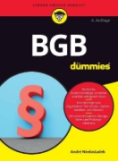 Buchcover und Innenansicht für das Buch: BGB für Dummies