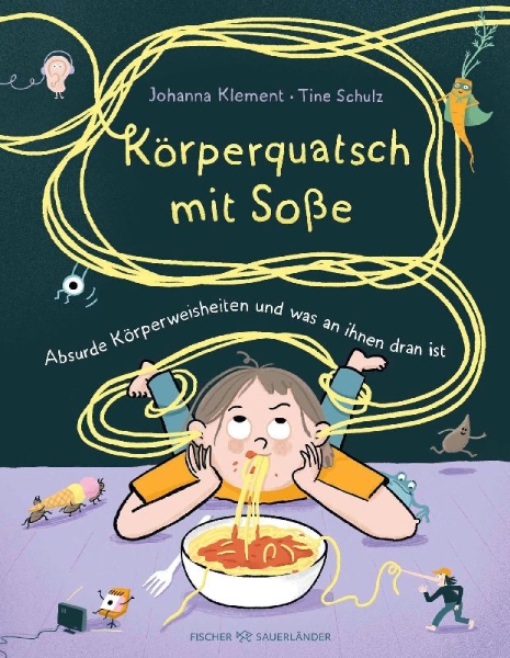 Buchcover und Innenansicht für das Buch: Körperquatsch mit Soße