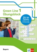 Buchcover und Innenansicht für das Buch: Green Line 1 Bayern Klasse 5 - Übungsblock zum Schulbuch