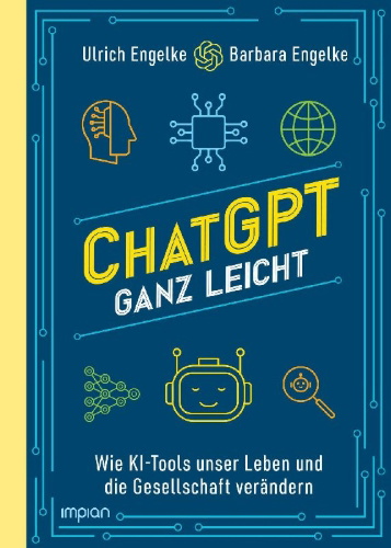 Buchcover und Innenansicht für das Buch: ChatGPT ganz leicht