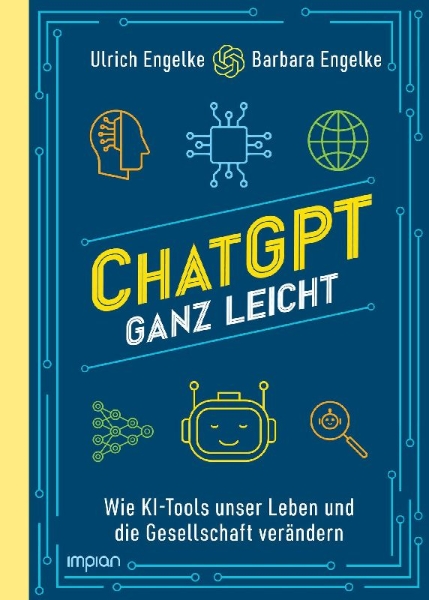 Buchcover und Innenansicht für das Buch: ChatGPT ganz leicht
