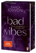 Buchcover und Innenansicht für das Buch: BAD VIBES. Deine Geheimnisse sterben nie
