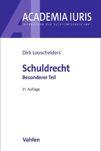 Buchcover und Innenansicht für das Buch: Schuldrecht Besonderer Teil. Schuldrecht BT