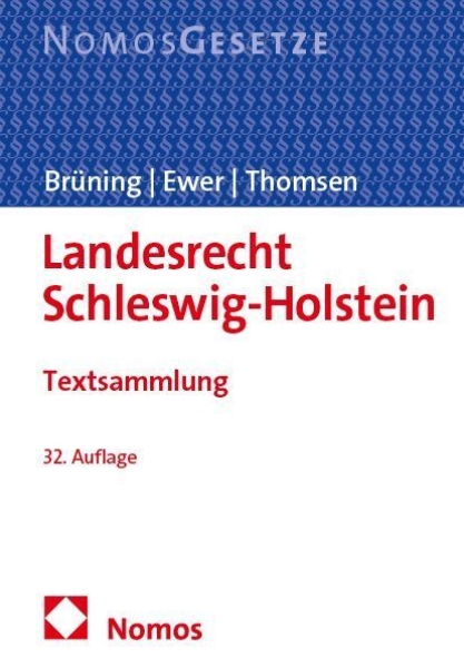 Buchcover und Innenansicht für das Buch: Landesrecht Schleswig-Holstein