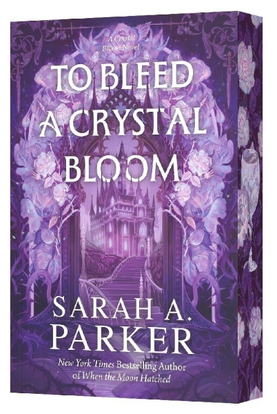 Buchcover und Innenansicht für das Buch: To Bleed a Crystal Bloom