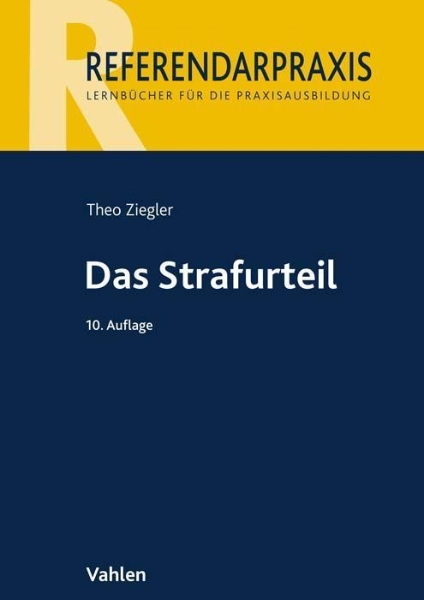 Buchcover und Innenansicht für das Buch: Das Strafurteil