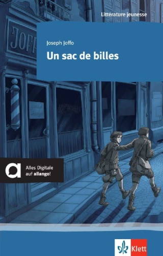 Buchcover und Innenansicht für das Buch: Un sac de billes