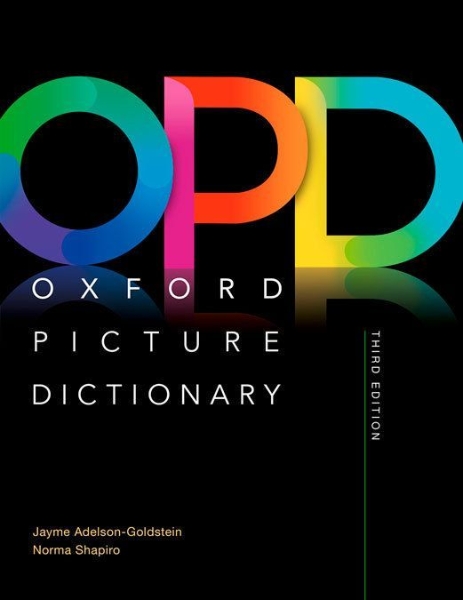 Buchcover und Innenansicht für das Buch: Oxford Picture Dictionary. Monolingual Dictionary