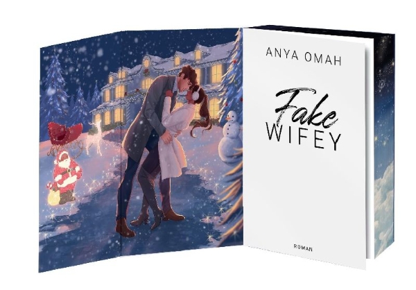 Buchcover und Innenansicht für das Buch: Fake Wifey