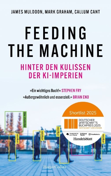 Buchcover und Innenansicht für das Buch: Feeding the Machine