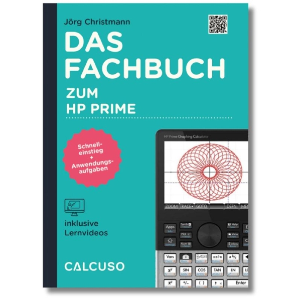 Buchcover und Innenansicht für das Buch: Das Fachbuch zum HP Prime