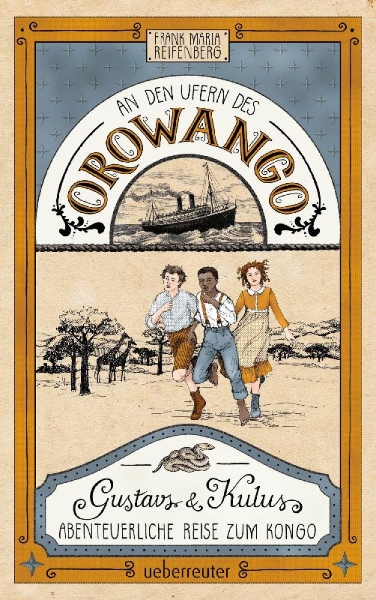 Buchcover und Innenansicht für das Buch: An den Ufern des Orowango