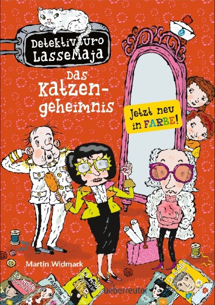 Buchcover und Innenansicht für das Buch: LasseMajas Detektivbyrå - Modemysteriet