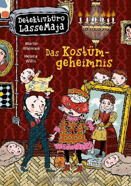 Buchcover und Innenansicht für das Buch: Detektivbüro LasseMaja - Das Kostümgeheimnis (Detektivbüro LasseMaja, Bd. 35)