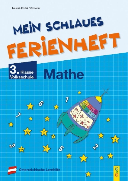 Buchcover und Innenansicht für das Buch: Mein schlaues Ferienheft Mathematik - 3. Klasse Volksschule