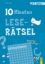 Buchcover und Innenansicht für das Buch: 10-Minuten-Leserätsel ab 7 Jahren