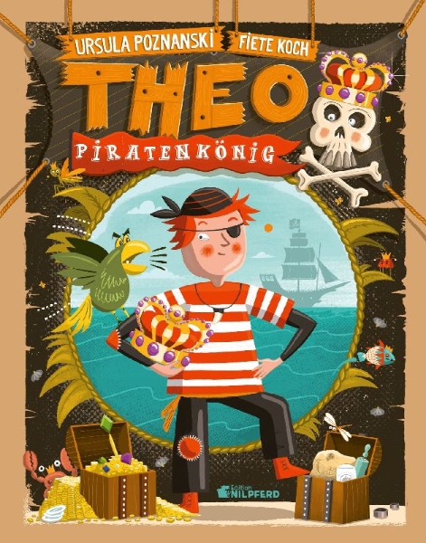 Buchcover und Innenansicht für das Buch: Theo Piratenkönig