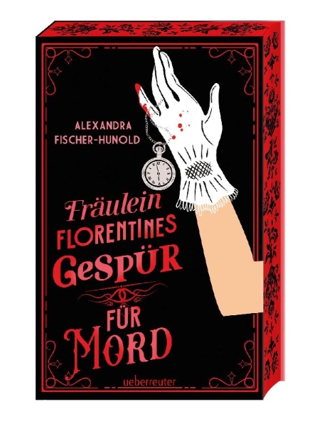 Buchcover und Innenansicht für das Buch: Fräulein Florentines Gespür für Mord
