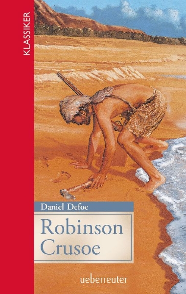 Buchcover und Innenansicht für das Buch: Robinson Crusoe
