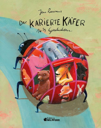 Buchcover und Innenansicht für das Buch: Der karierte Käfer