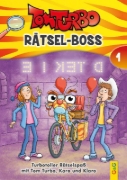 Buchcover und Innenansicht für das Buch: Tom Turbo - Rätsel-Boss 1