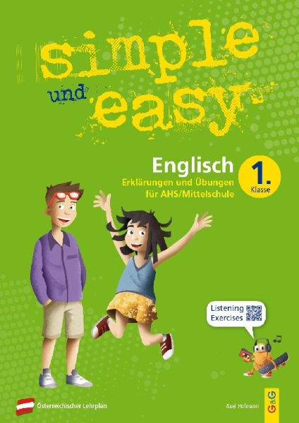Buchcover und Innenansicht für das Buch: simple und easy Englisch 1