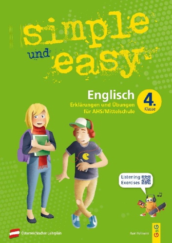Buchcover und Innenansicht für das Buch: simple und easy Englisch 4
