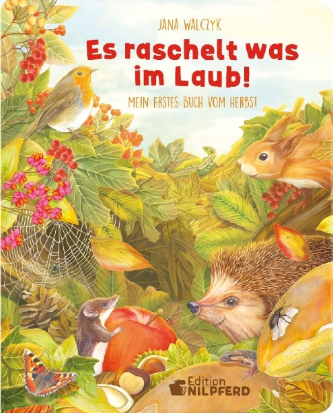 Buchcover und Innenansicht für das Buch: Es raschelt was im Laub